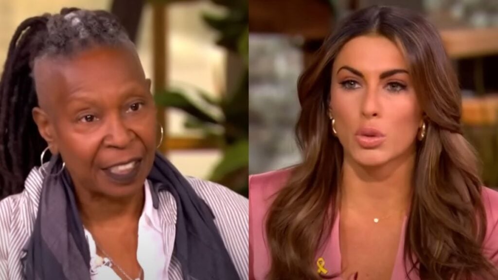 ‘The View’ Whoopi Goldberg Sides With Joe Biden on Son’s Pardon, Attacks Co-host Alyssa Griffin For ‘Pearl-Clutching’: ‘Full Of It!’ Whoopi Goldberg and Alyssa Griffin-