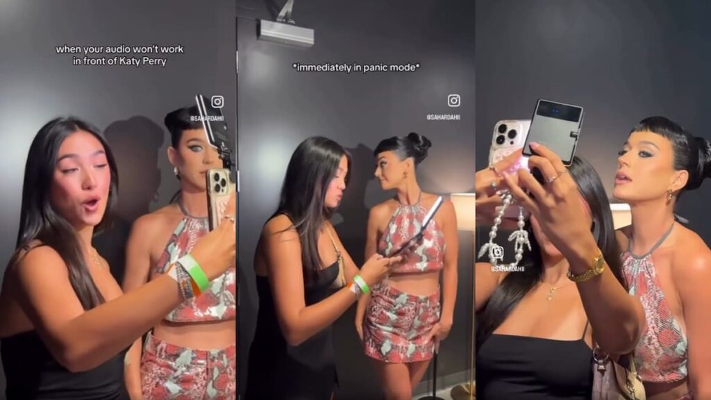 Influencer Slammed For Cringe Katy Perry Red Carpet Encounter: ‘Wild Narcassim’ influencer katy perry cringe