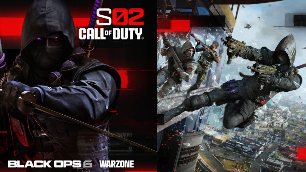 Black Ops 6 and Warzone Season 2 key art