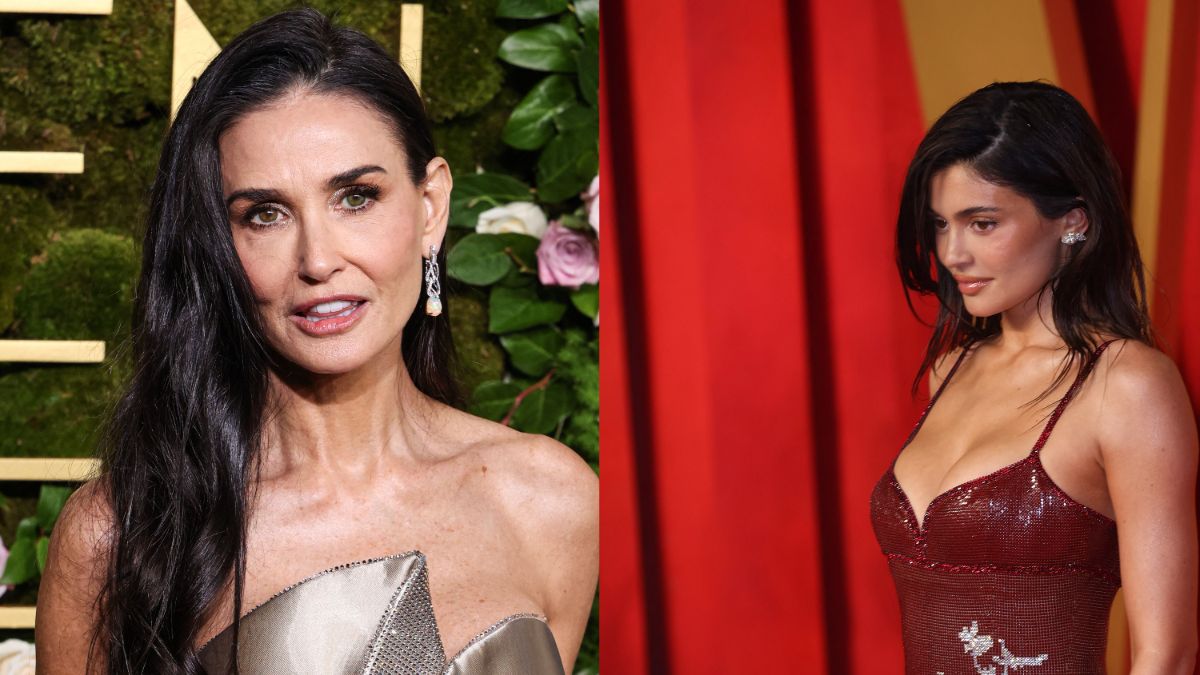 Demi Moore Skips Over Kylie Jenner to Dote on Timothee Chalamet at Golden Globes: ‘Cougar Had Her Hands All Over Him’