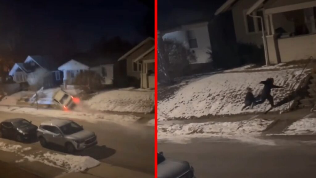 Erratic Man Drives His Car on the Sidewalk and Breaks Into a House in a Matter of Minutes in Fort Wayne, ‘They Carried Him Out Like Luggage’ Fort Wayne Erratic Man January