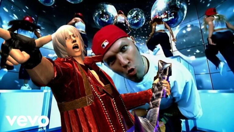 Dante from Devil May Cry edited into the video for Limp Bizkit's Rollin'