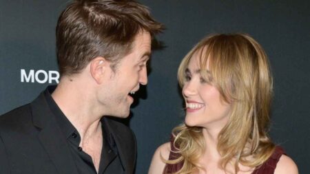 Robert Pattinson and Suki Waterhouse; Suki Waterhouse and Robert Pattinson