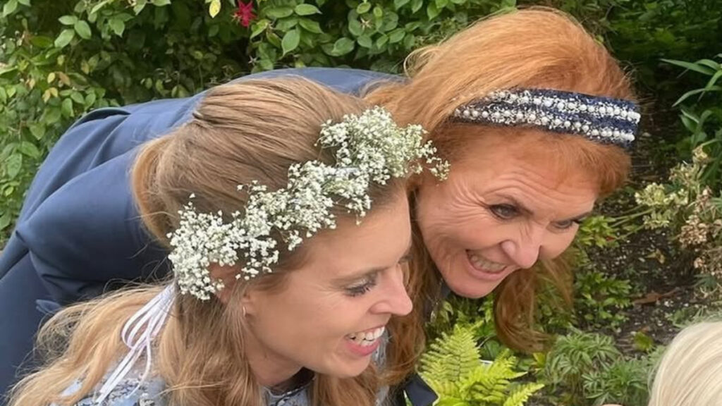 Sarah Ferguson and daughter Princess Beatrice.