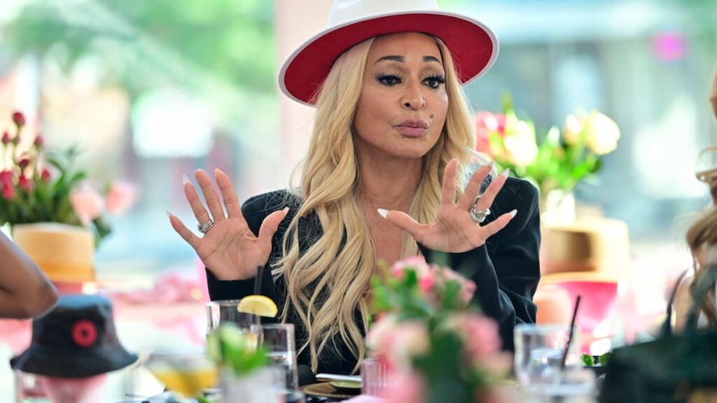 Fans Believe Karen Huger Is Lying About Rehab Stint After Missing Real Housewives of Potomac Reunion: ‘This Lady So Calculated’ Karen Huger during an episode of RHOP.