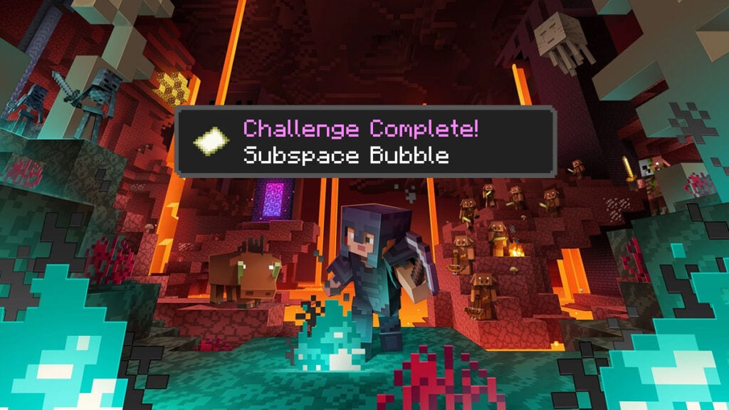 How to Get the Subspace Bubble Advancement in Minecraft, Without Fail How to Get the Subspace Bubble Advancement in Minecraft, Without Fail