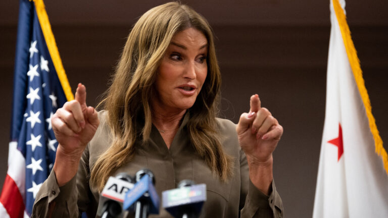 Caitlyn Jenner’s Response to Musk’s Mail Threatening Mass Firing Has One Shortcoming: ‘That’s the Difference!’ Photo of Caitlyn Jenner during a political address.