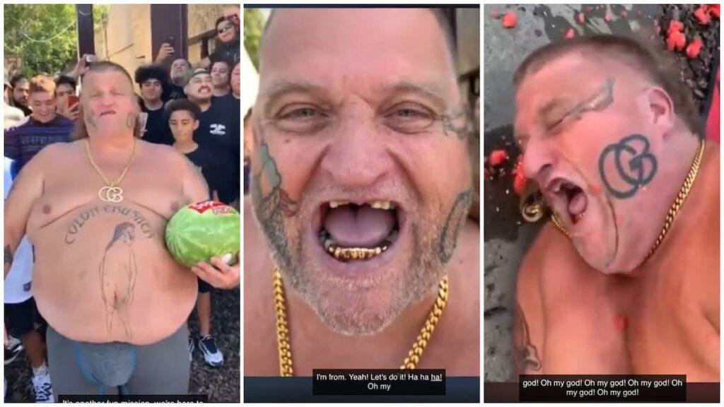 California Man Has Watermelon Dropped on His ‘Nuts’ From Great Height in Wild Viral Clip: ‘I Fully Support Him Not Having More Children in Future’ California man, watermelon