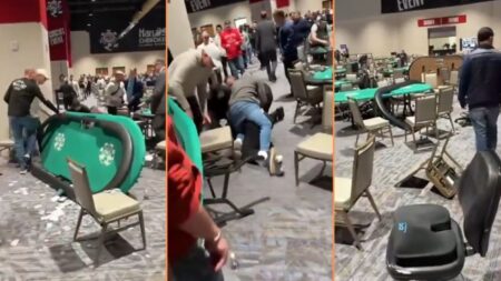 Disgruntled Man Flips Poker Tables in Cherokee World Series of Poker Event 'Couple of Other Players are Probably Counting Their Lucky Stars'