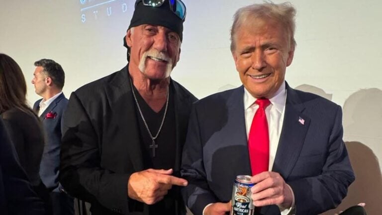 Hulk Hogan and Donald Trump