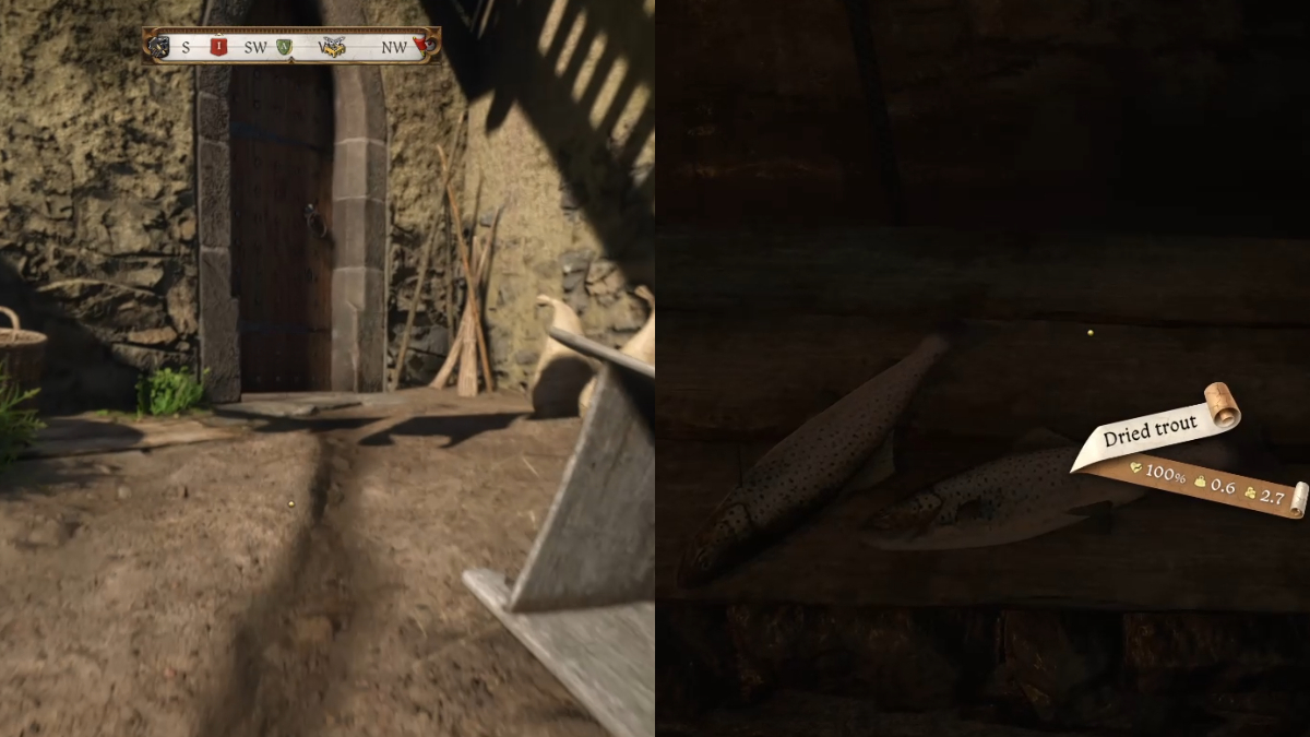 Dried trout.
