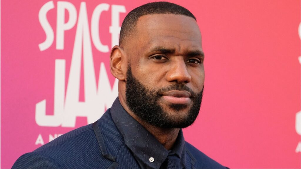 LeBron James at the Los Angeles premiere of Space Jam: A New Legacy