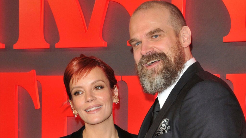 Lily Allen and David Harbour attend 'Stranger Things: The First Shadow' play press night