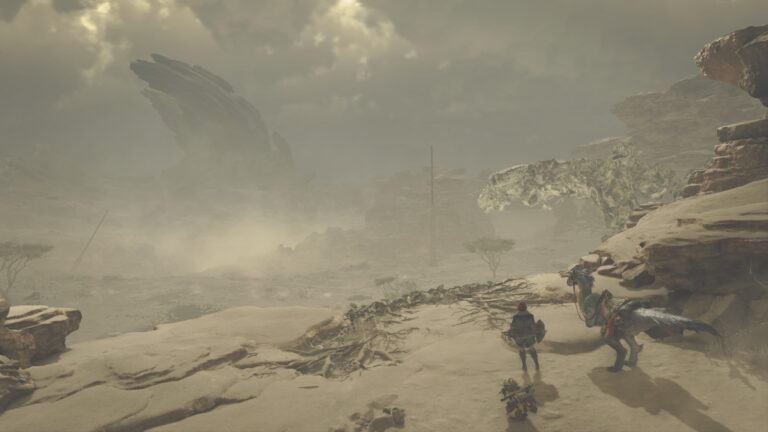 10 Things I Wish I Knew Before Starting Monster Hunter Wilds A hunter and their Seikret stand on a bluff in Monster Hunter Wilds