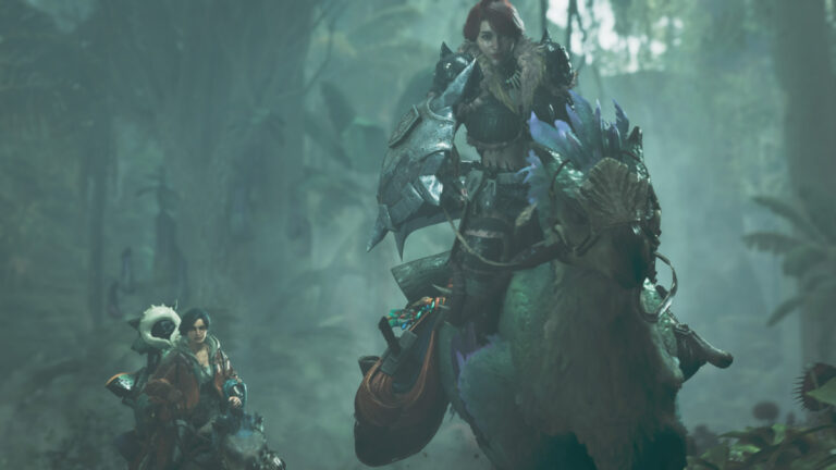 How To Customize Your Seikret in Monster Hunter Wilds A hunter rides their Seikret through the jungle in Monster Hunter Wilds