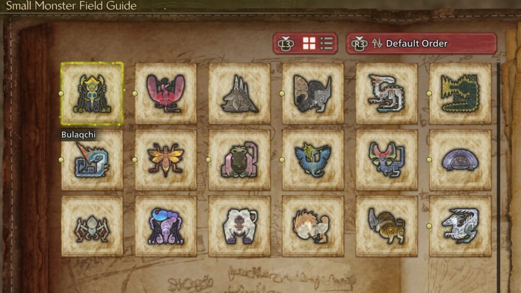 All Small Monsters in MH Wilds