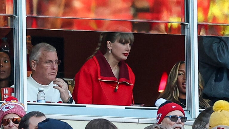 Taylor Swift Attends Raiders vs Chiefs NFL Game