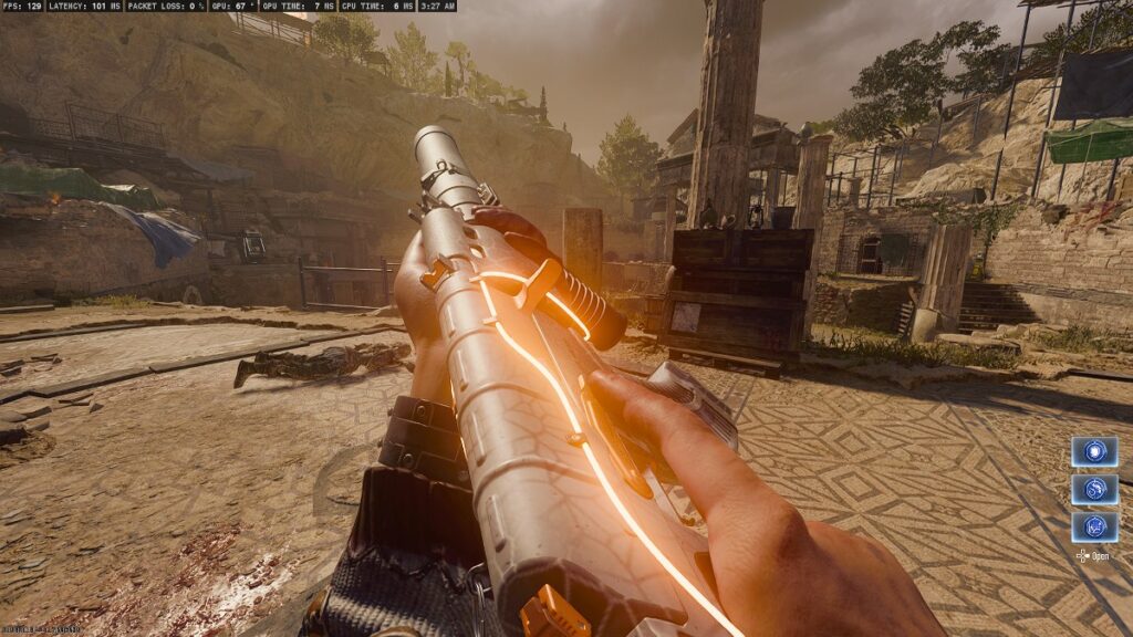 The Tomb spawn area