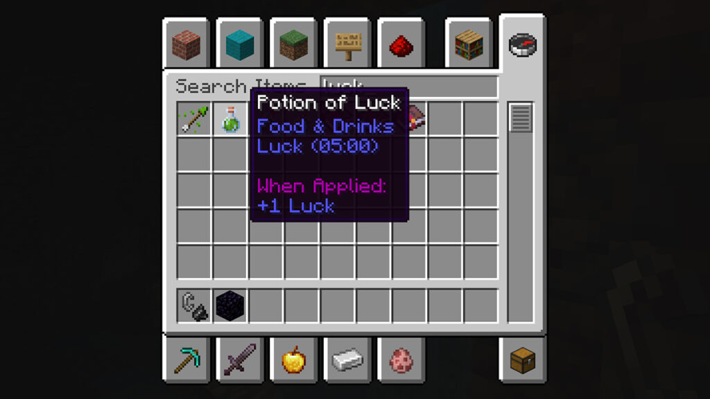 Other Type of Potions Recipe in Minecraft