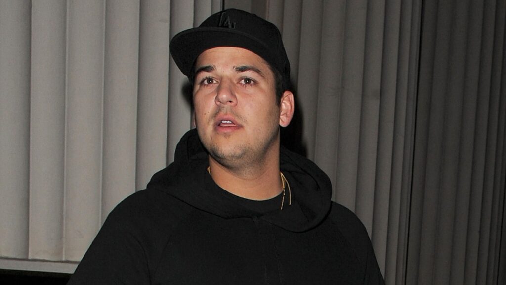 Rob Kardashian Calls His Life ‘A Joke’ During Rare Appearance On Khloe’s Podcast As Fans Beg For More Rob Kardashian during an outing.