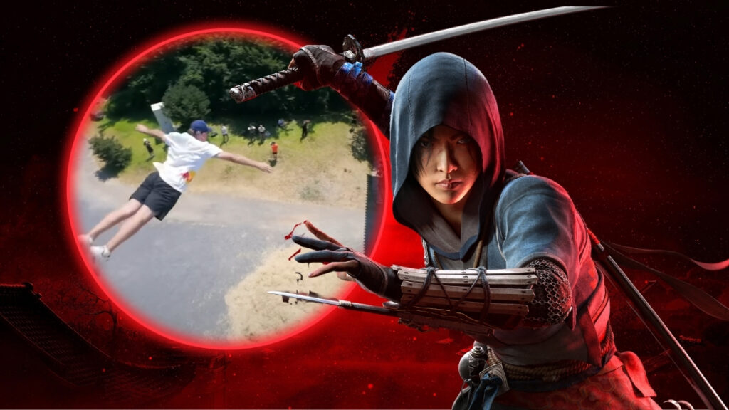 Australian Free Runner Does Assassin’s Creed’s Leap of Faith In Real Life Without ‘The Falcon Screech’ Assassin's Creed Shadows leap of faith in real life