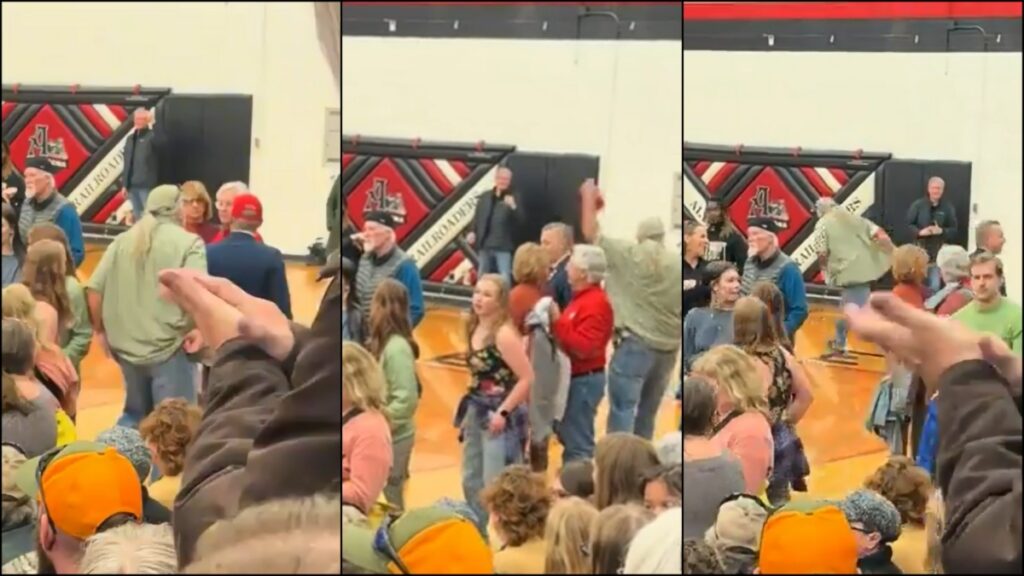 Altoona Boomer Gets Red Hat Snatched Off His Head at Bernie Sanders Town Hall: ‘Patriotic Work There Sir!’ Someone snatches a red ballcap off a man's head at a Bernie Sanders town hall event in Altoona