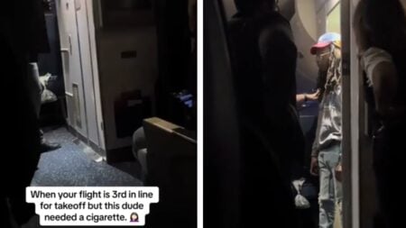 Atlanta Flight Smoking Customer