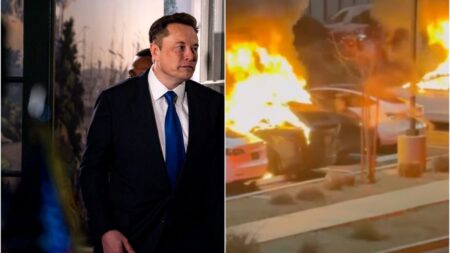 Elon Musk Cries Out After Video Shows Tesla Cars Engulfed in Flame in Las Vegas: ‘Tesla Has Done Nothing To Deserve These Evil Attacks!’ Elon Musk Cries Out After Video Shows Tesla Cars Engulfed in Flame in Las Vegas: 'Tesla Has Done Nothing To Deserve These Evil Attacks!'
