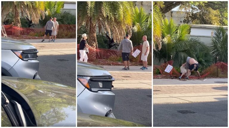 Florida man spits on guy and starts a fight in St Augustine