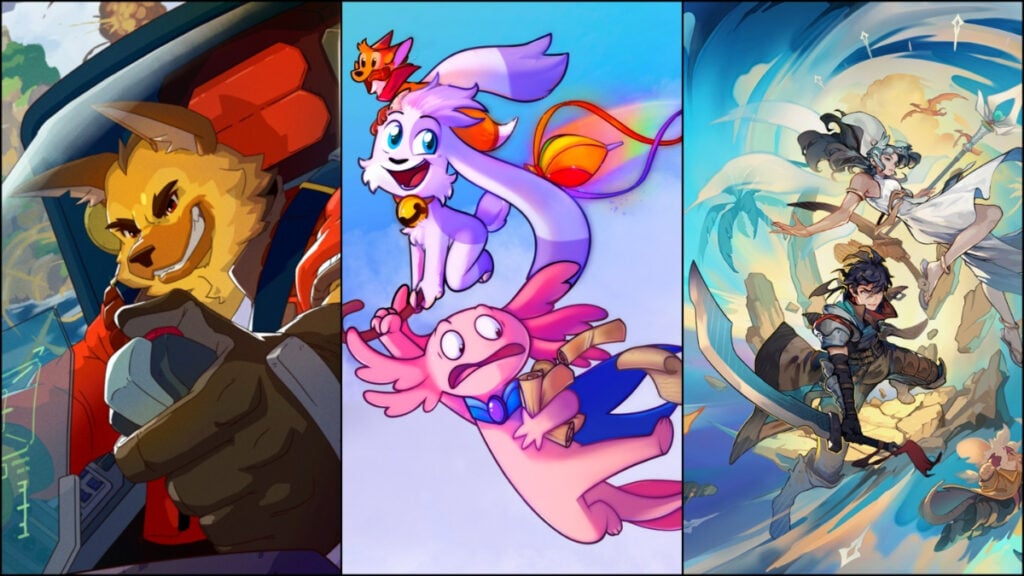 Humble Games Showcase 2025 – Indie Bliss Blooms A colorful collage featuring characters from several games at the Humble Games Showcase 2025