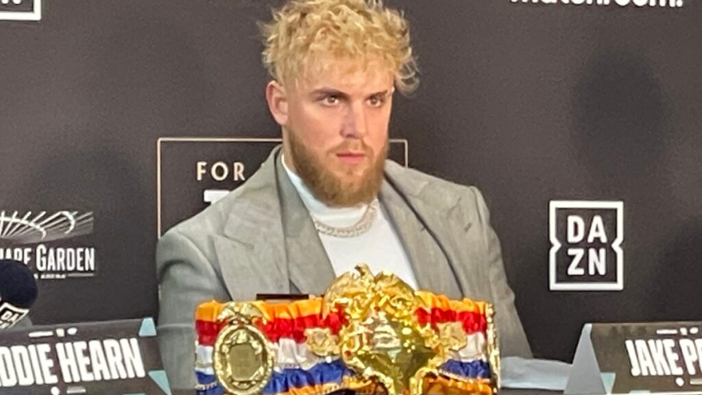 Jake Paul at a boxing event