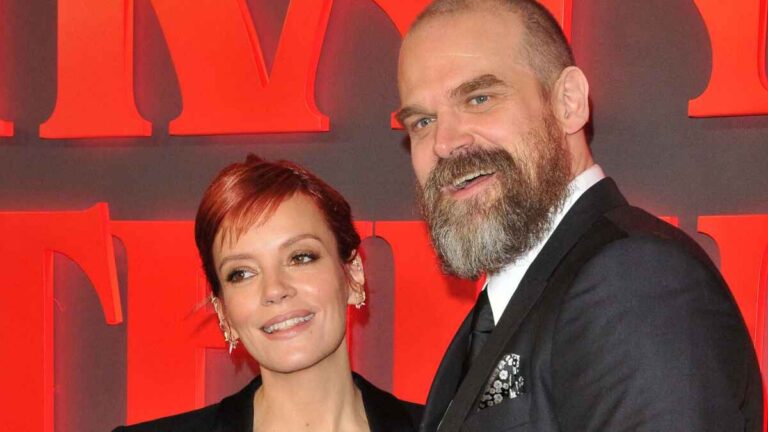Lily Allen and David Harbour