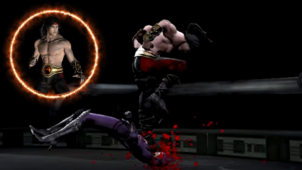 Liu Kang's Fatality move in MK vs. DC Universe