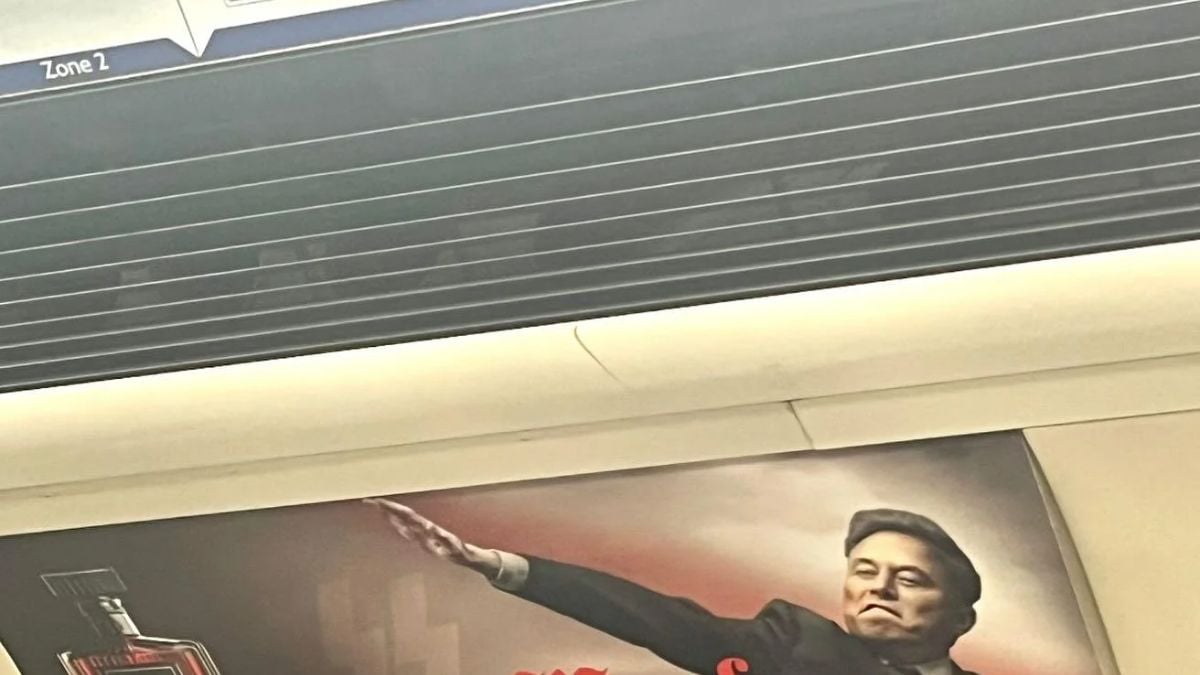 Hilarious London Underground Ad Trolls Elon Musk Nazi Salute as a ‘Form of Protest’: ‘We Know It Bothers Him!’