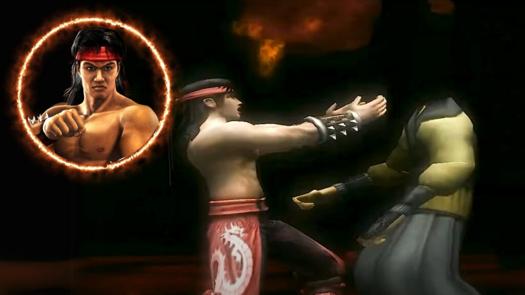 Liu Kang's head smash finisher in MK: Shaolin Monks