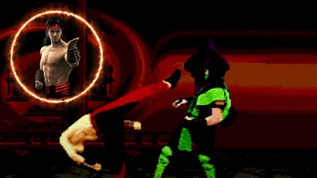 MK2 Liu Kang's cartwheel uppercut finisher