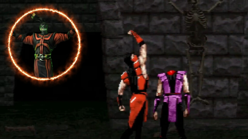 Ermac's Fatality move in MK3