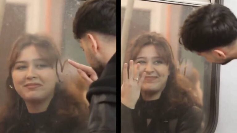 Man subway rejection