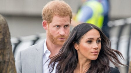 Prince Harry and his wife Meghan Markle.