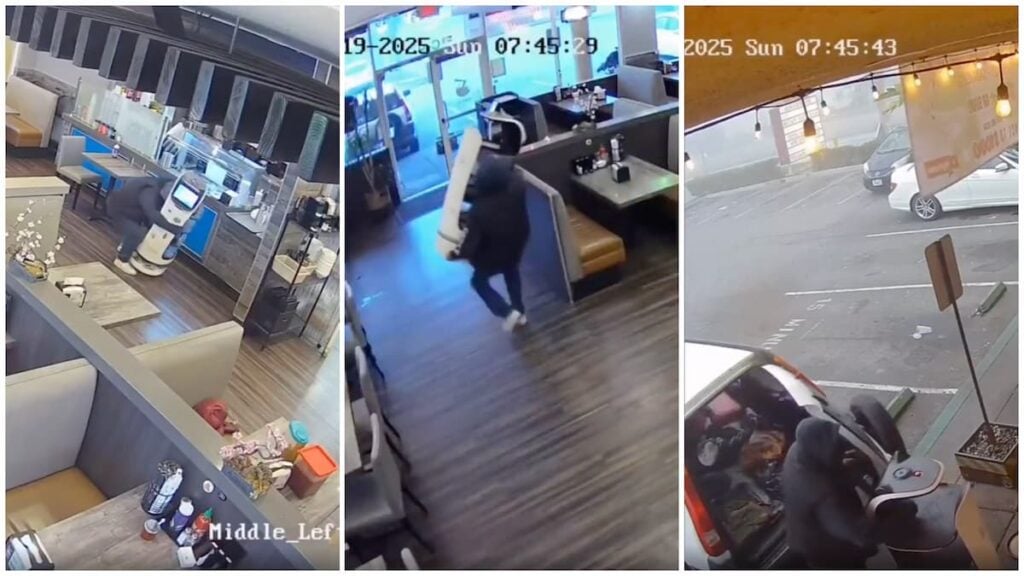 San Jose Restaurant Employees foil robbery of serving robot