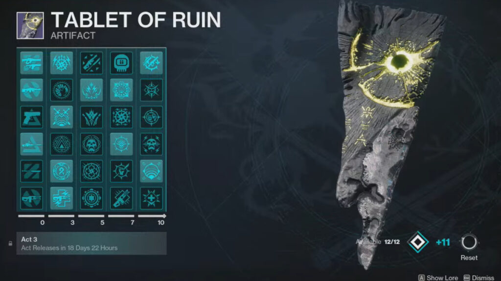 Tablet of Ruin Act 2 Perks