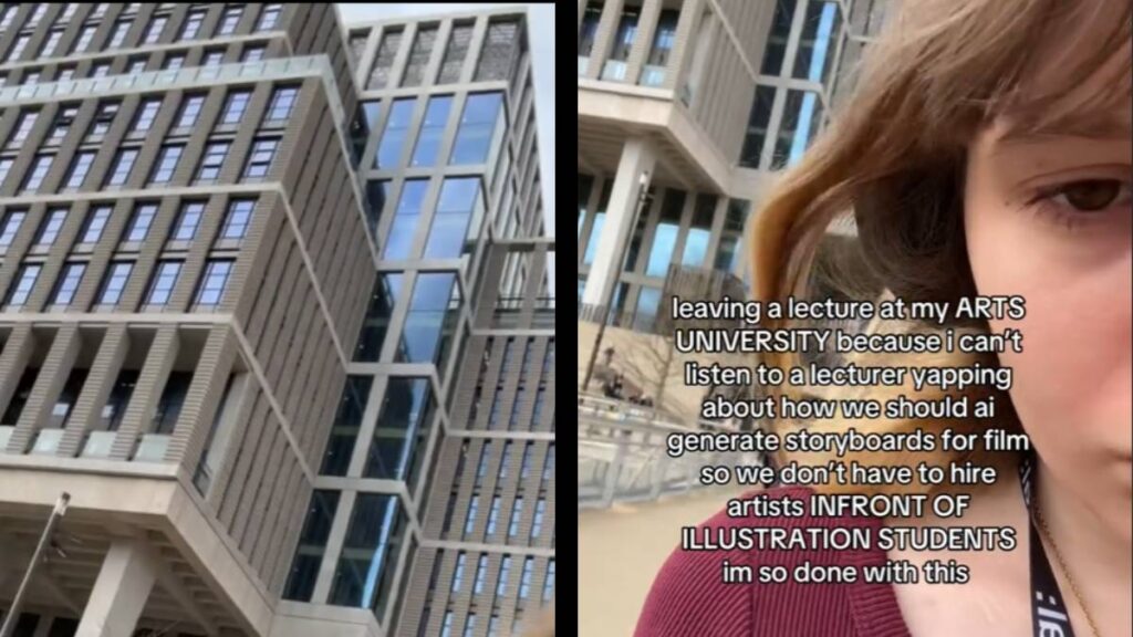 A University of the Arts London Student Leaves in the Middle of a Class Because of the AI: ‘How Can an Arts Lecturer Not Be Against AI’ University of the Arts London Student AI