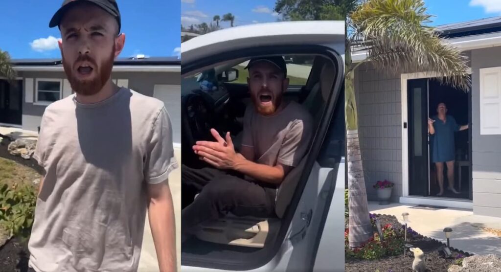 Florida woman catches boyfriend cheating