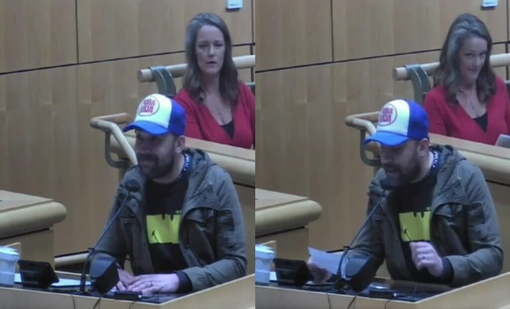 Viral Video Shows Man Destroying MAGA Politician in Shasta County Send-Off: ‘Mic Drop Moment’ Shasta County California politician gets owned