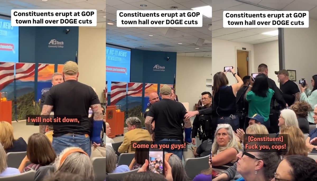 New Footage Shows North Carolina Veteran Erupting in Anger at Chuck Edwards: ‘Finally an American with a spine’