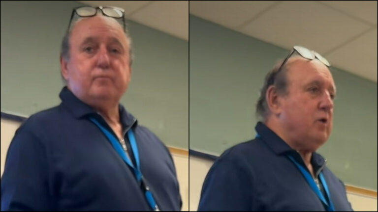 Bluffton Teacher Says No Pledge of Allegiance, No Bathroom: ‘This Is Indoctrination Not Teaching’ A teacher in Bluffton North Carolina tells a student they can't use the bathroom if they won't stand for the pledge