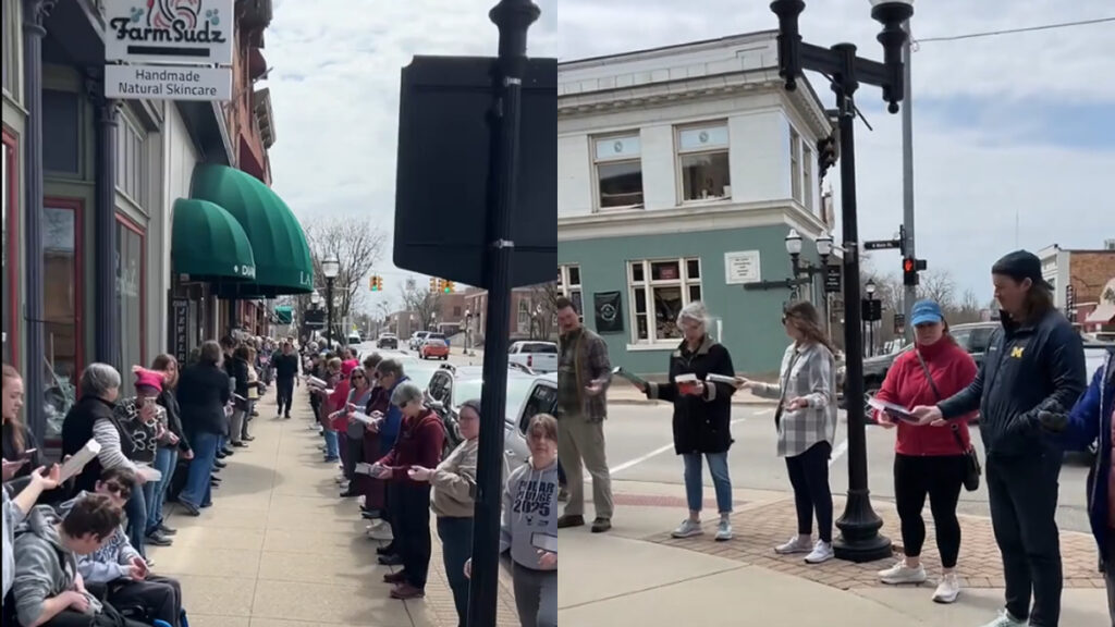 Community Comes Together in Chelsea to Move 9,000 Books, One at a Time: ‘This Gives Me the Feel Goods'