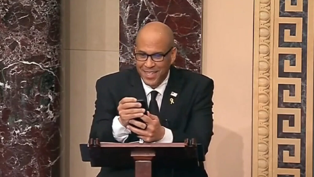 New Jersey’s Cory Booker Shatters Senate Record With 25-Hour Speech on Trump: ‘Defeating a Racist’s Record’ New Jersey’s Cory Booker Shatters Senate Record With 25-Hour Speech on Trump: ‘Defeating a Racist’s Record'