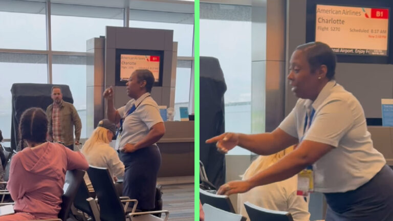 Cranky Passengers Put in Their Place by Passionate American Airlines Gate Agent in Alabama: ‘Don’t Get Smart with My Flight Attendants’ Cranky Passengers Put in Their Place by Passionate American Airlines Gate agent in alabama