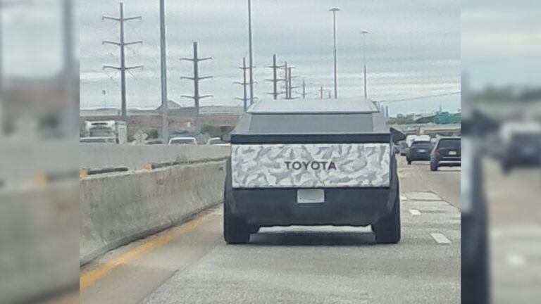 Dallas Cybertruck Disguise